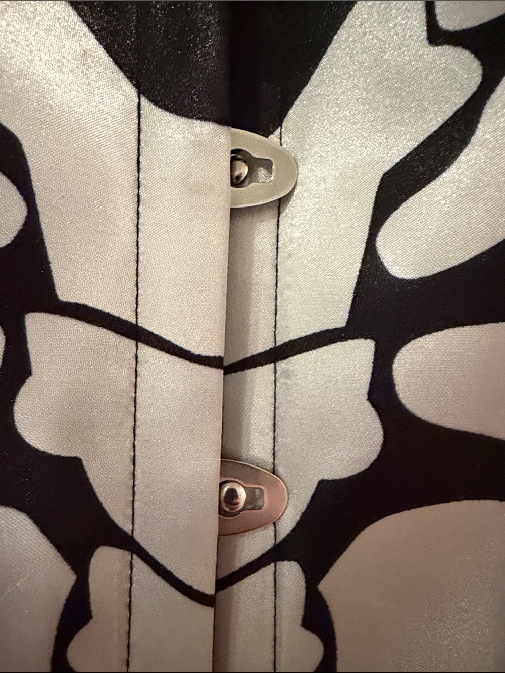 Hot Topic Lovesick Black and White Skeleton Corset Top - Picture 2 of 10